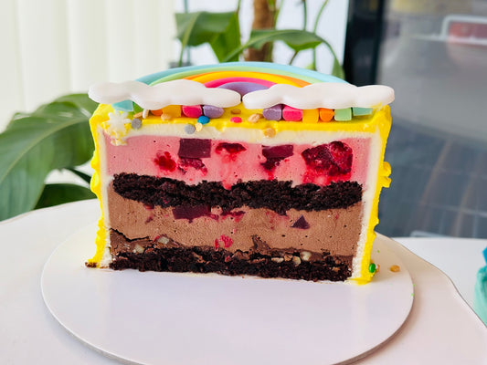 Raspberry Chocolate- bento cakes