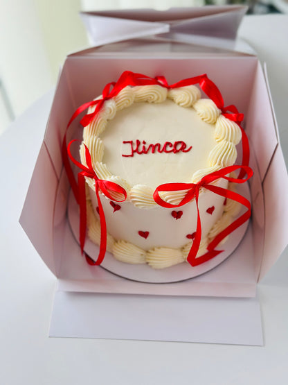 Tort ciocolată, zmeură și fructul pasiunii -Bento cake
