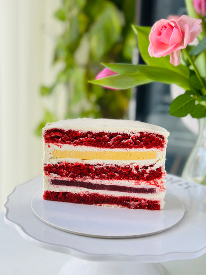 Tort red velvet exotic- BENTO CAKE