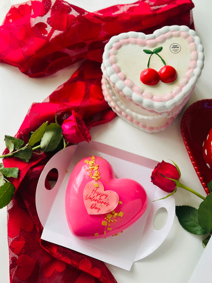 Tort inimă Entremet- Red exotic