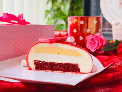 Tort inimă Entremet- Red exotic